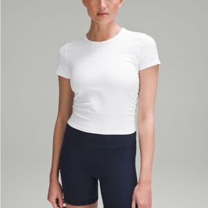 Lululemon Size 8 white Short Sleeve